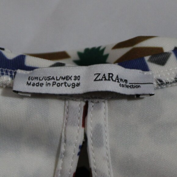 Zara Sleeveless A-Line Dress Women's Size 12 - Picture 6 of 8